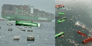 Evergreen’s Ever Lunar Drops 50 Containers in Peruvian Waters