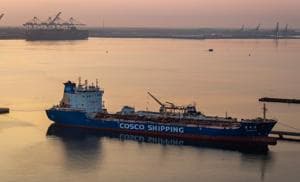 U.S. maritime unions protest Chinese vessel operating between American ports