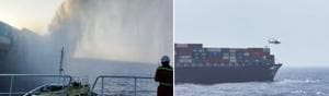 China Praises Swift Action After Fire on Container Ship